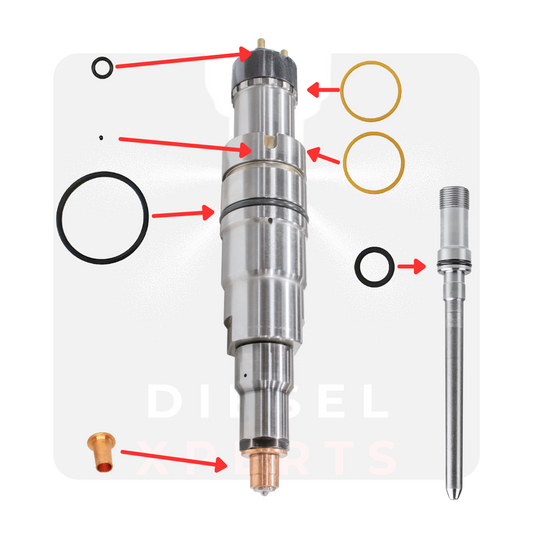 Cummins ISX15, X15, ISX12 - Service kit set for injector